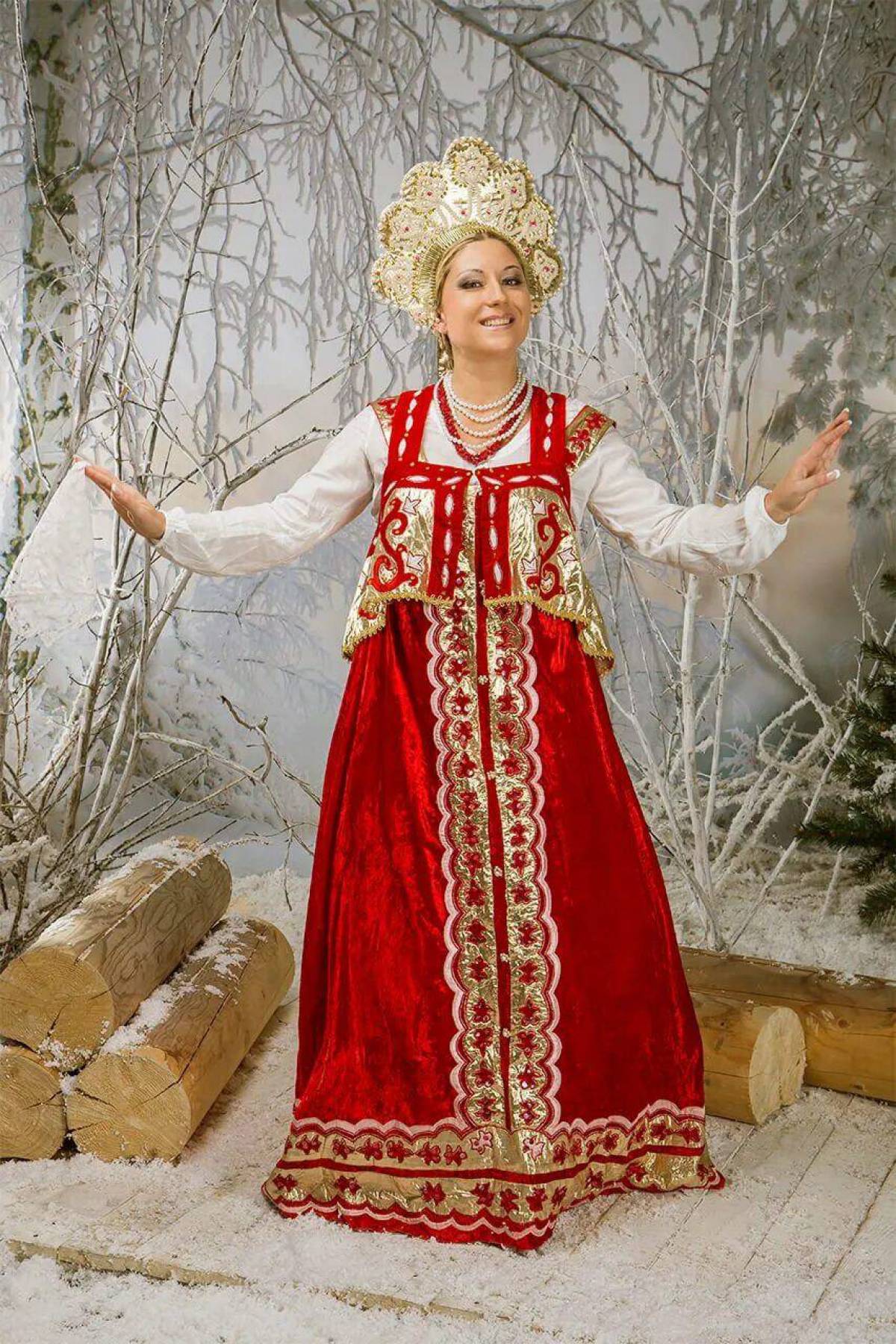 Girls in Slavic costumes in Lanzhou