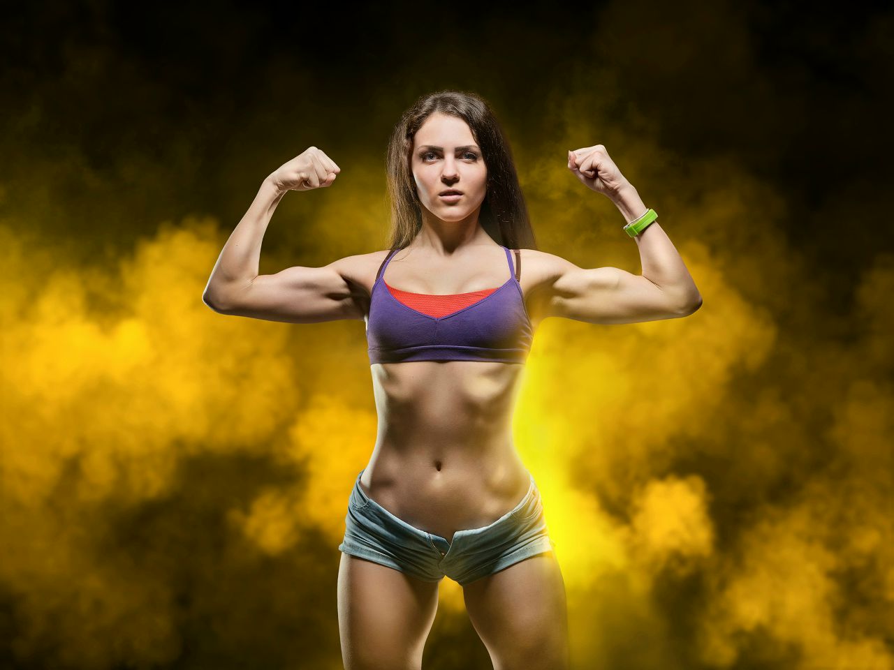 Athletic girls in Lanzhou